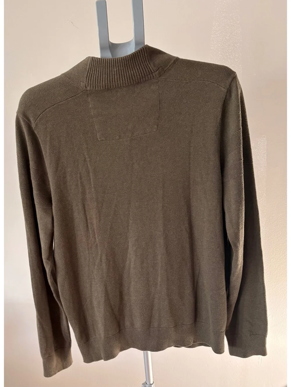 Banana Republic Men's Olive Green Pullover Sweater Medium